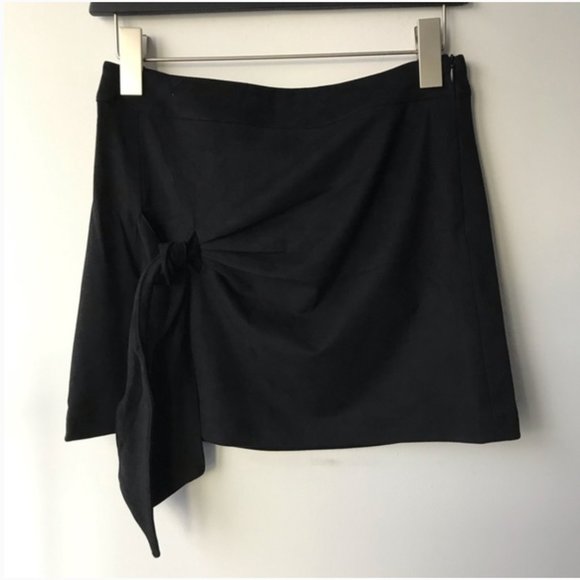 Zara TRF Black Suede Skirt NWT -M- - Picture 4 of 4